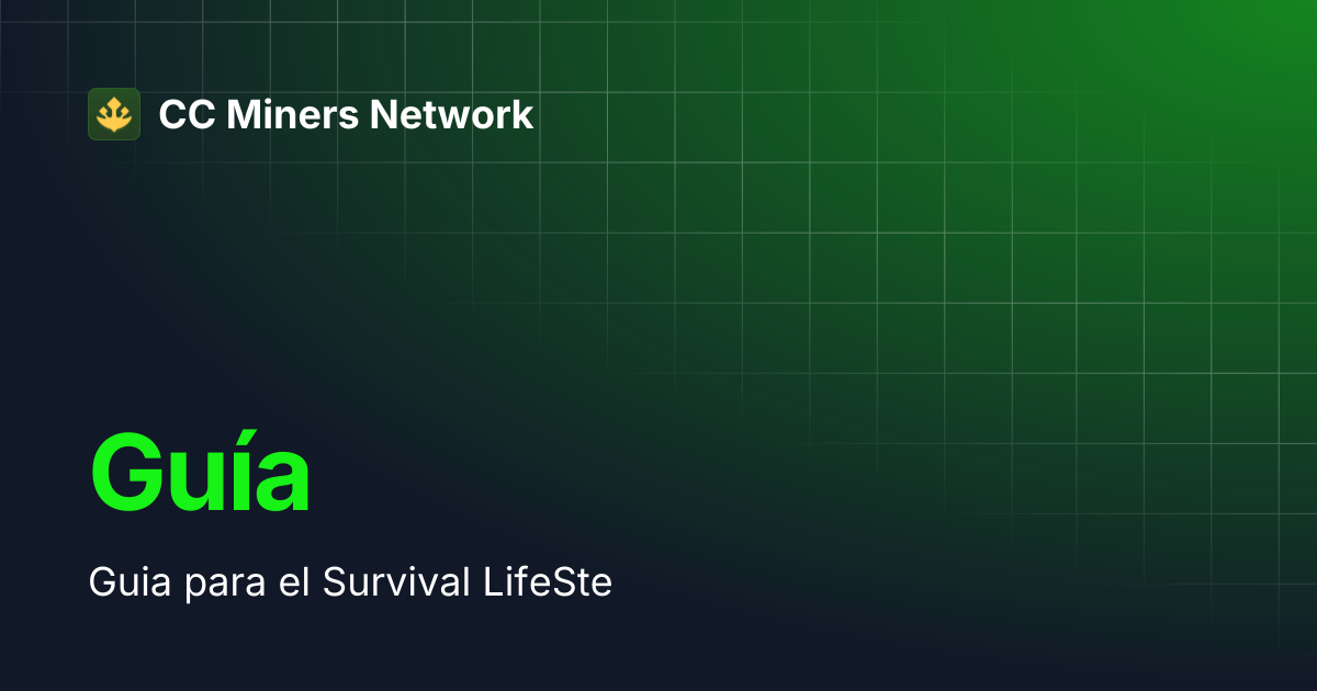 Guía | CC Miners Network